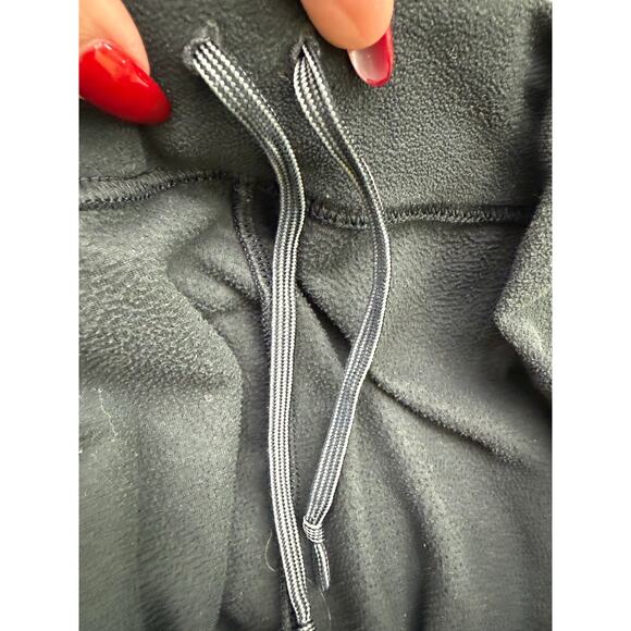 The North Face TKA100 black medium fleece straight leg sweatpants womens - Picture 5 of 8